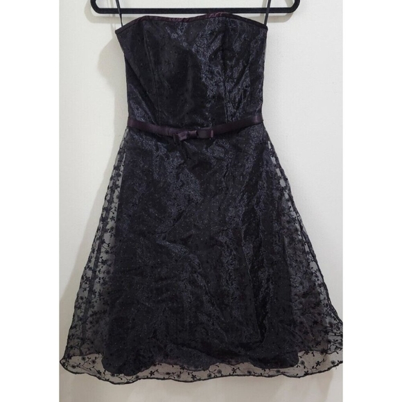 1990's Jessica McClintock Jessica McClintock Prom Or Cocktail Dress Size 4 - Picture 3 of 11